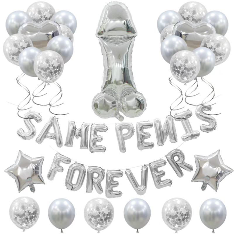 Ballon gonflable evjf silver