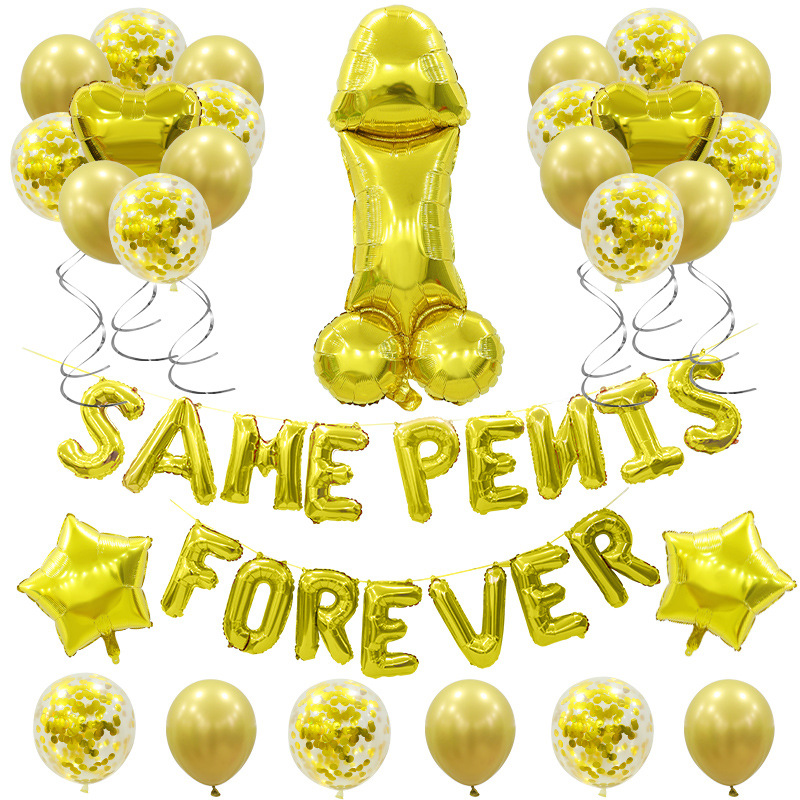 Ballon gonflable evjf gold