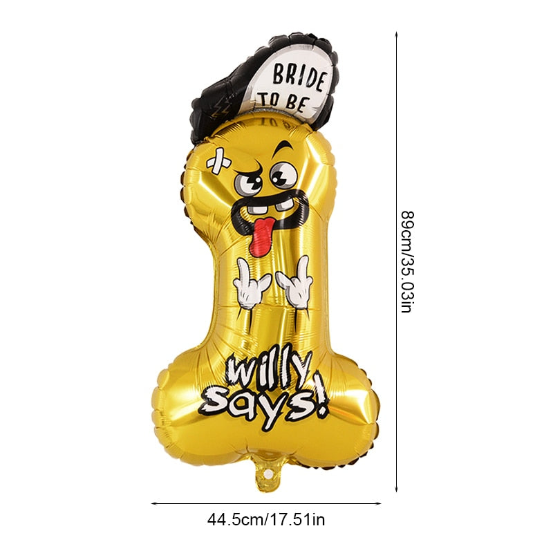 Ballon gonflable penis crazy
