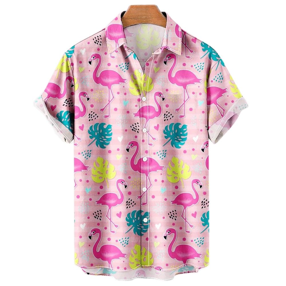 Chemise rose flammant rose