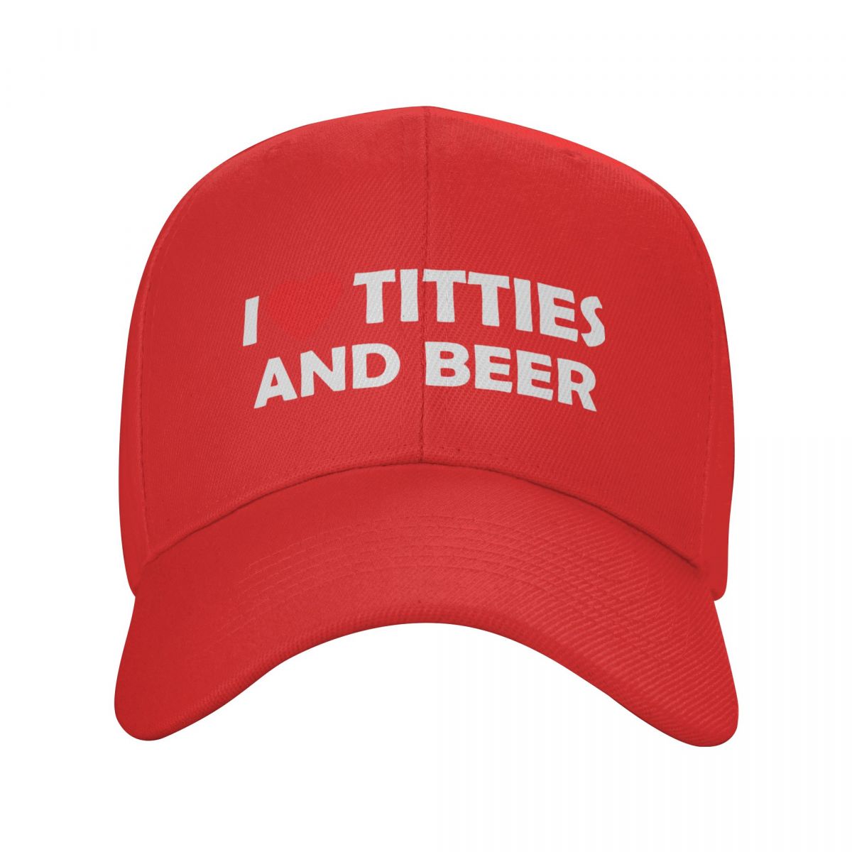 Casquette de beauf j'aime les seins et la bière