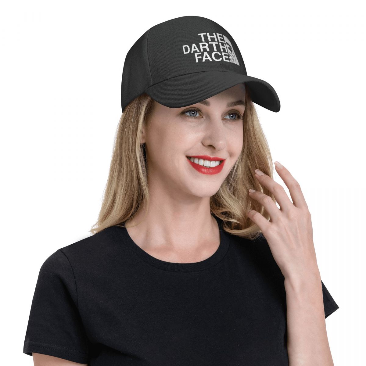 Casquette noir The darth Face
