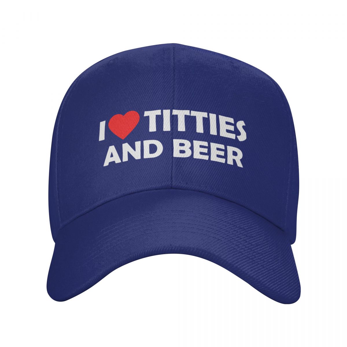 Casquette de beauf j'aime les seins et la bière