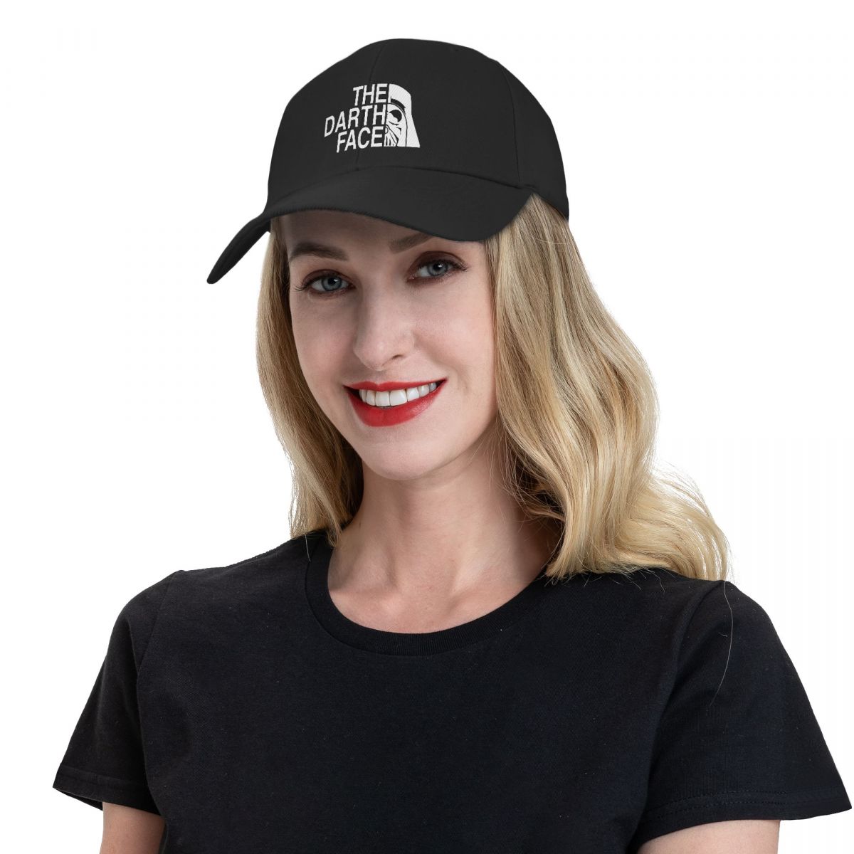 Casquette noir The darth Face