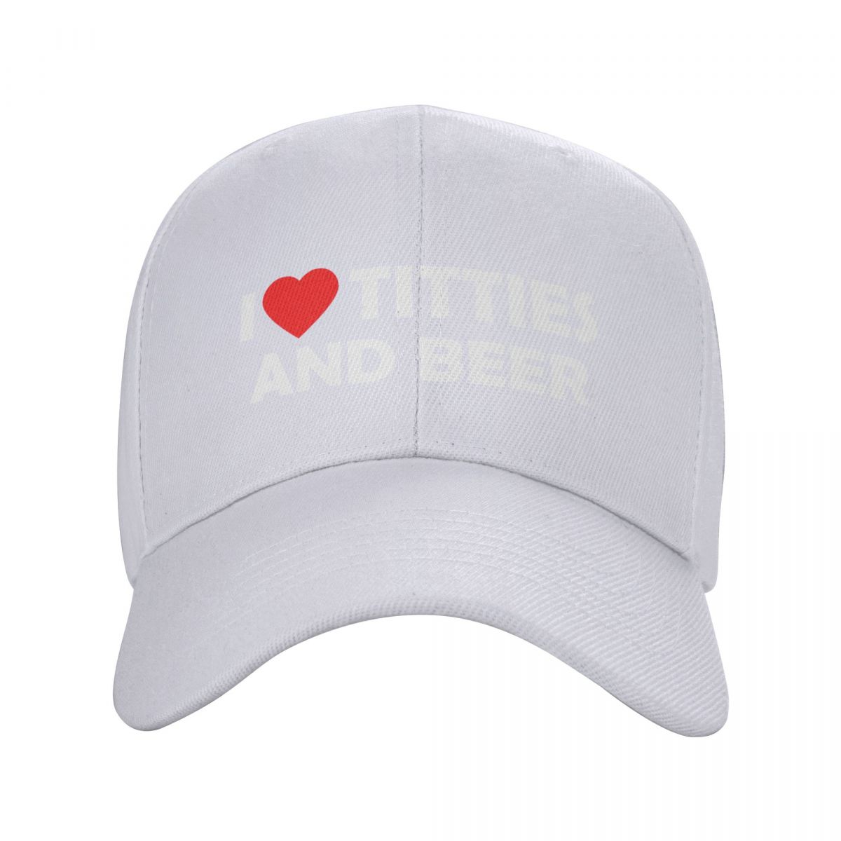 Casquette de beauf j'aime les seins et la bière