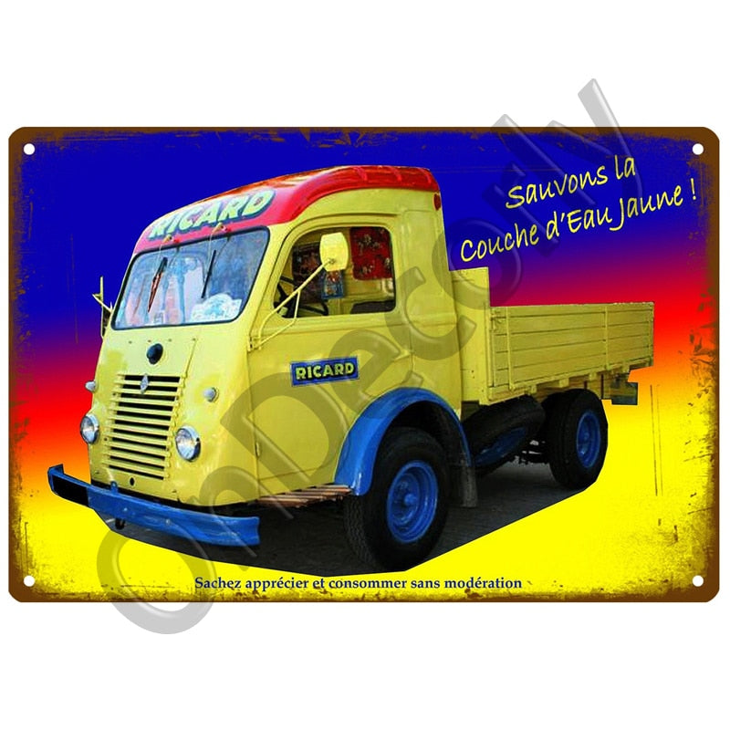 Décoration murale ricard camion