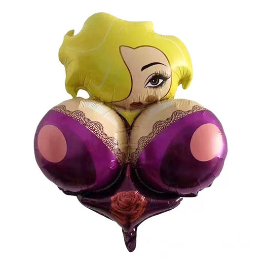 Ballon gonflable belle blonde
