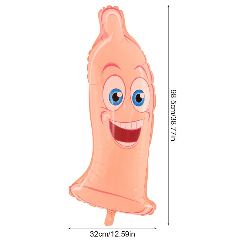 Ballon gonflable penis souriant