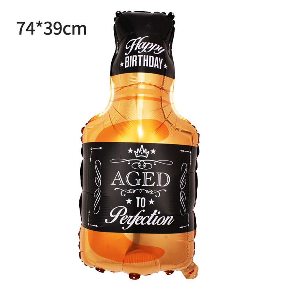Ballon gonflable bouteille whisky