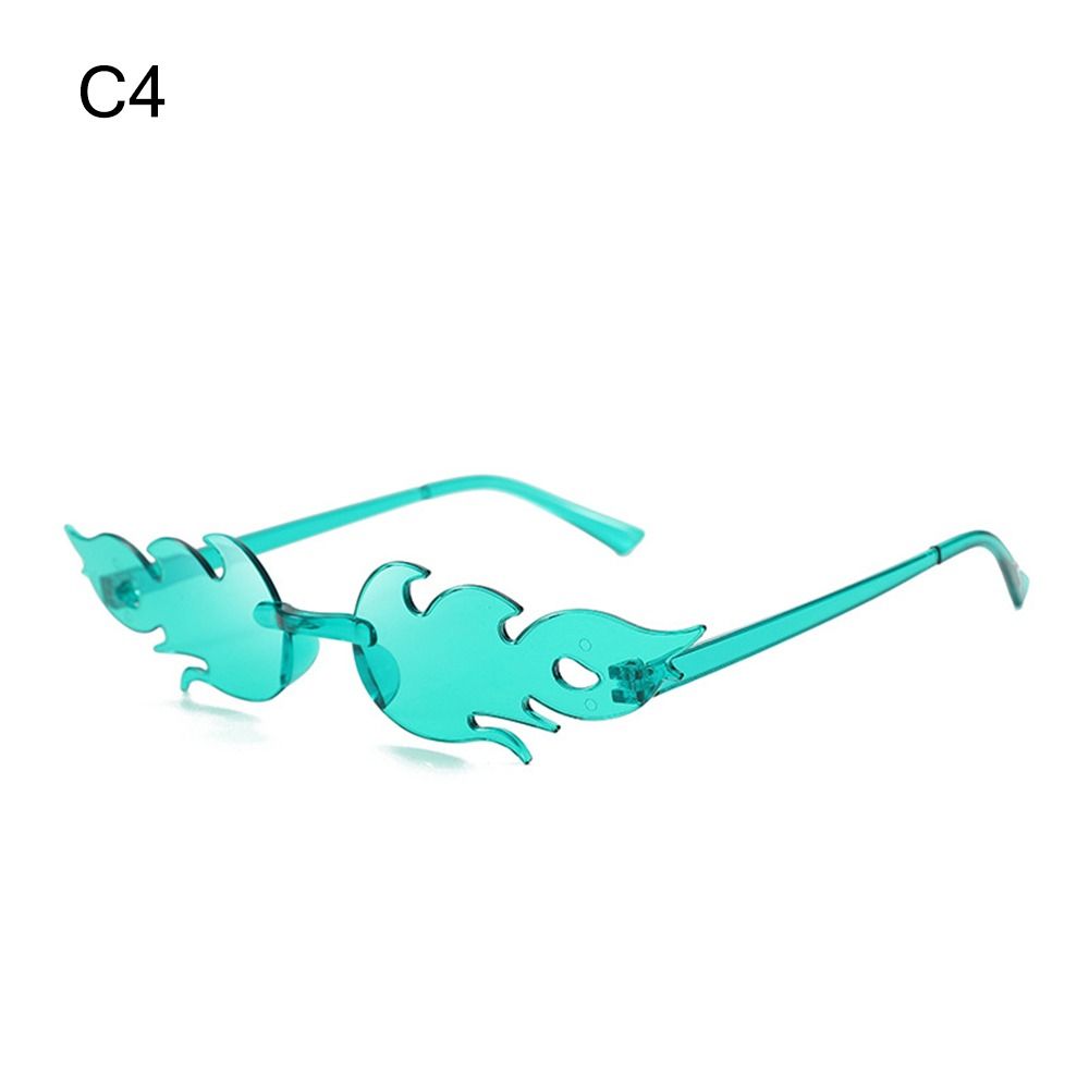 Lunette flamme turquoise
