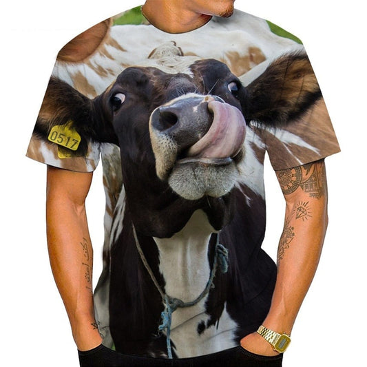 T-shirt beauf vache margerite