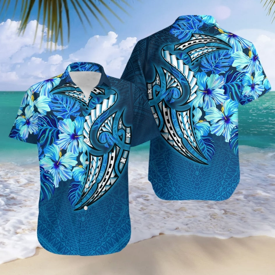 Chemise hawaïenne dragon